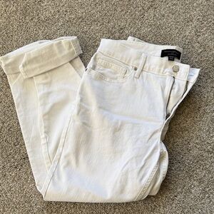 Banana Republic Women's White Girlfriend Jean